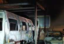 Santa Domenica Talao, mezzi comunali in fiamme, la rabbia del sindaco