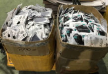 Sequestrate 125mila mascherine pericolose destinate a bambini