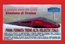 Oggi, alle 15:50 prima fermata del Treno Italo alla stazione di Scalea