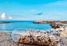 San Lucido, i volontari puliscono la spiaggia