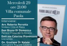 “Fuori dalle bolle” Michele Cucuzza presenta il nuovo libro nella villa comunale di Paola