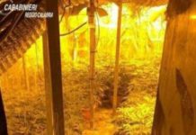 Un bunker sotterraneo come laboratorio della droga