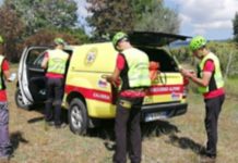 Uomo disperso in Calabria