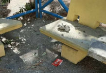 La villetta di Fuscaldo Marina presa di mira dai vandali