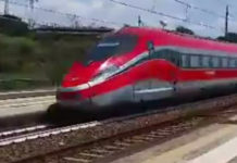 NELLA RIVIERA DEI CEDRI ARRIVA ANCHE IL TRENO EUROPEO FRECCIAROSSA 1000
