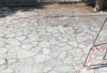 Cetraro, intervento nel piazzale antistante teatro, piovono critiche