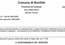 Affidamento diretto ai parenti “A Bonifati si può”