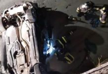 Tragedia nel Cosentino, auto precipita dal muro