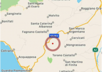 Scossa di terremoto di magnitudo 2.8, epicentro in Provincia di Cosenza