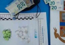 Paola, Cocaina in auto e soldi contanti, in manette due giovani