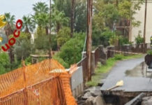 Belvedere, cede una strada in contrada Vetticello, disagi per i residenti