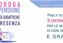 Cetraro, prolungata la chiusura delle scuole -un guarito-