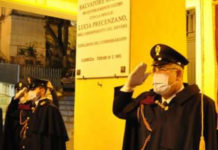 Lamezia, la Polizia ha commemorato il Sovrintendente Capo Salvatore Aversa e la moglie Lucia Precenzano