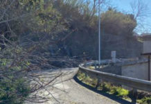 Paola, smottamento in via Sottopromintesta, lavori in corso -Foto-