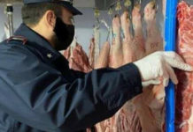 80 KG di carne e salumi sequestrati nel Cosentino