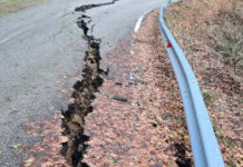 Acquappesa, frana in località Lucia, il sindaco “Massima prudenza”