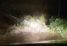 Maltempo, frana a San Lucido