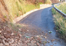 Fuscaldo, frana in località Sant’Antonio