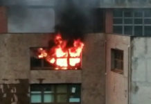 Paola, stabile in fiamme: Accertamenti in corso