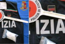 Polizia di Stato arresta pluripregiudicato e la moglie per detenzione di 110 gr. di cocaina
