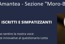 Amantea, il PD “Si riunisce” su zoom e valuta i punti programmatici di Letta