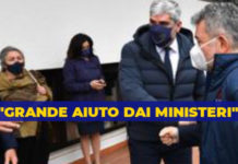 COVID, SPIRLÌ E LONGO AL CENTRO VACCINALE DI REGGIO -Foto-
