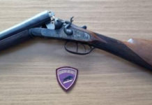In Possesso di un fucile da caccia senza matricola: Arrestato