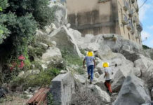 Amantea, iniziati i lavori di messa in sicurezza della Frana
