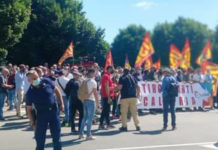 TIROCINANTI CALABRESI BLOCCANO ACCESSO ALL’AEROPORTO DI LAMEZIA TERME.