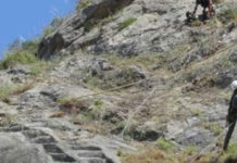 Amantea, proseguono i lavori alla frana del centro storico