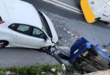 San Lucido, incidente stradale sulla Strada Statale 18