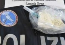 Spaccio di cocaina: In manette un ventenne