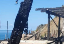 Acquappesa, lido in fiamme, la solidarietà del sindaco “Brutta giornata “