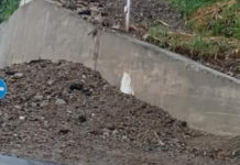 Paola, ennesimo smottamento in via S. Agata -Foto-