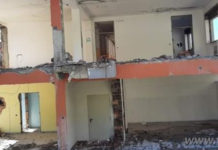 Amantea, avviato abbattimento scuola “Mameli”