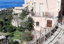 Amantea, proseguono lavori sulla frana nel centro storico