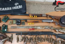 Cacciavano avifauna protetta con richiami acustici vietati. Due persone denunciate nel Cosentino