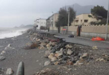 Anche a Tortora Lungomare Nord flagellato dalla mareggiata