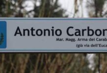 Paola. Strada intitolata al Marasciallo Mag. Carbone, morto per un diverbio in spiaggia