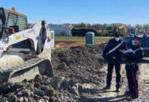 Cantiere non sicuro per i lavoratori: Chiuso.