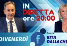Paola. Rita Dalla Chiesa ospite della Diretta di Graziano Di Natale