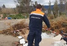 Sequestrata dalla Guardia Costiera a discarica abusiva per circa 600 mq. di rifiuti abbandonati nel Cosentino