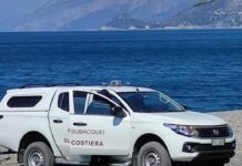 Praia a Mare. Lavori di ispezione e pulizia fondali isola di Dino.