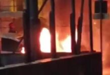 Paola. Auto in fiamme nel Centro cittadino