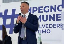 Belvedere. Ugo Massimilla candidato sindaco. Grande entusiasmo e bagno di Folla per ‘Impegno Comune’