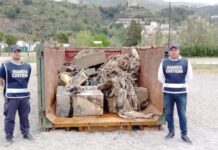 La Guardia Costiera rimuove dai Fondali dell’Isola Dino manufatti per l’ormeggio abusivo delle imbarcazioni
