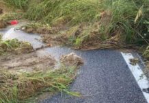 Belvedere Marittimo. Bomba d’acqua. Allagamenti e smottamenti. Contrade isolate -FOTO-