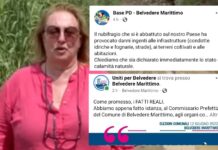 Belvedere. BasePD indica e Filicetti ‘Esegue’. Adesso hanno “Chiesto lo stato di Calamità naturale”