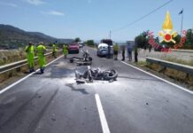 Incidente stradale sulla SS18
