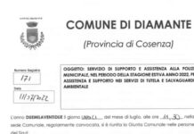 Diamante:::Affidati il sevizio fototrappole e il supporto alla tutela ambientale
